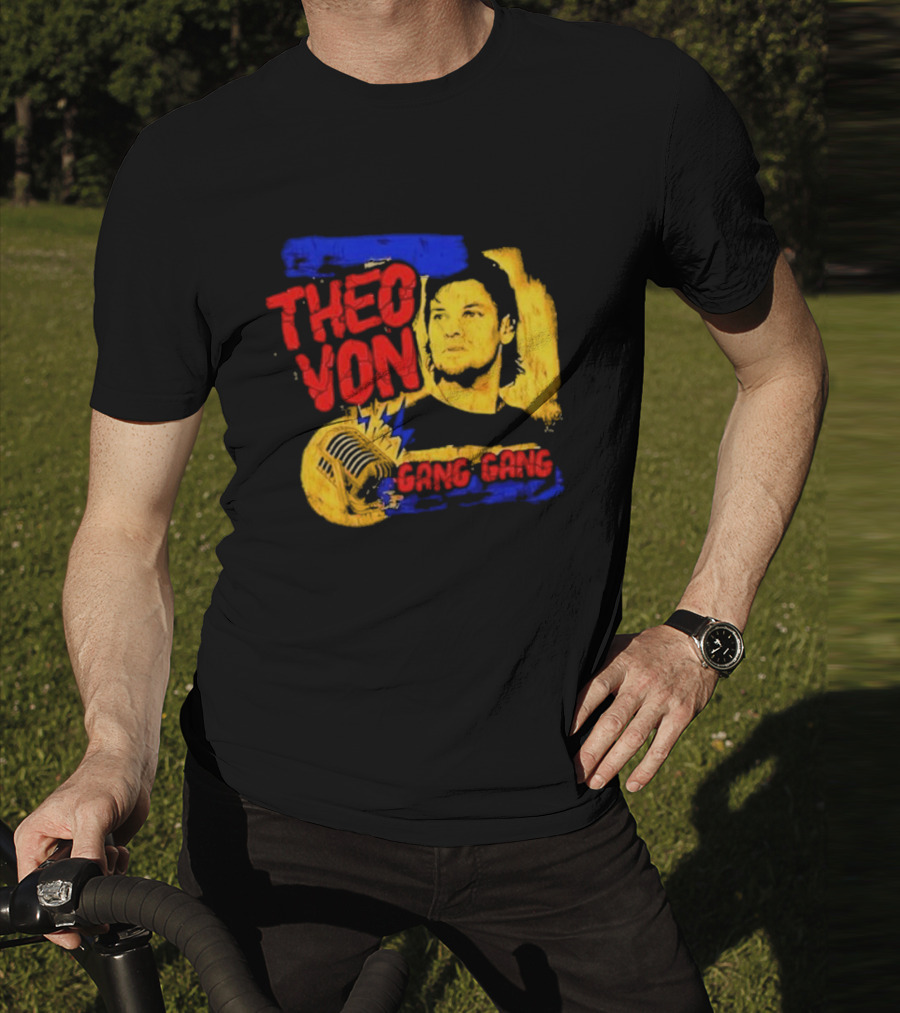 Theo Von Gang Gang 90s Pepper Mic T-Shirt