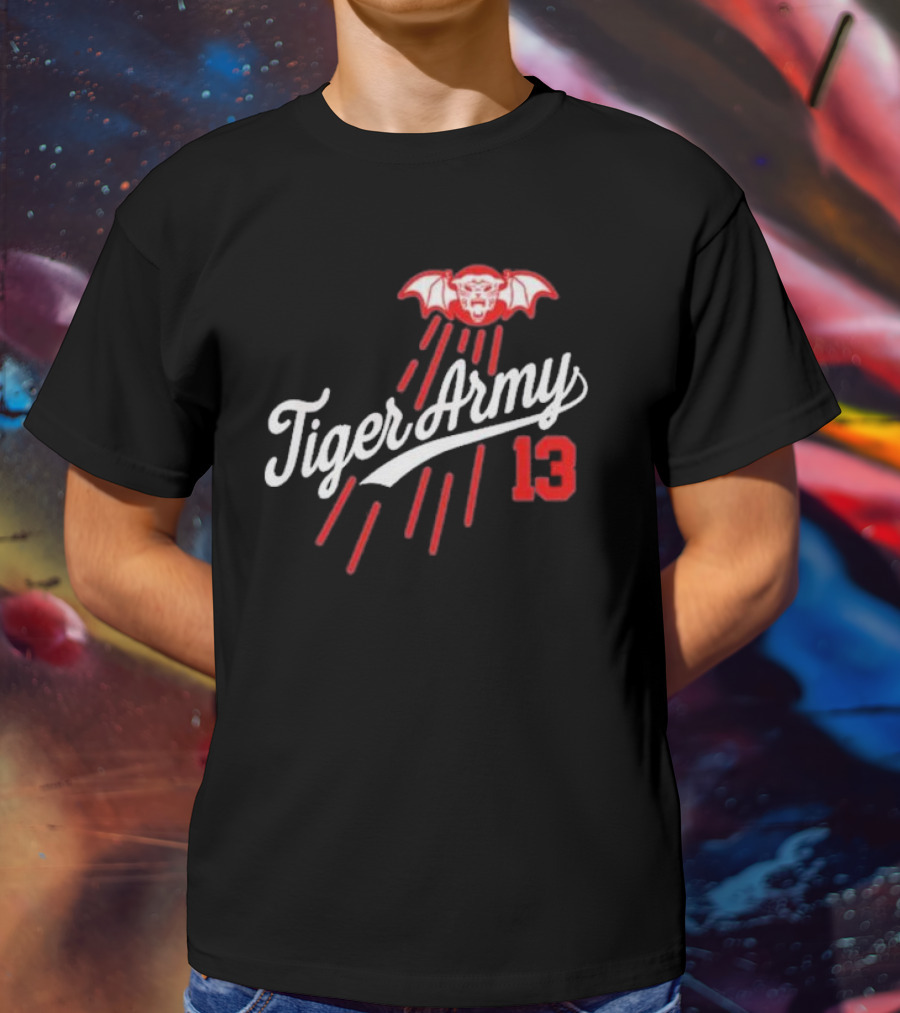 Tiger Army 13 Los Angeles Dodgers Never Die T-Shirt
