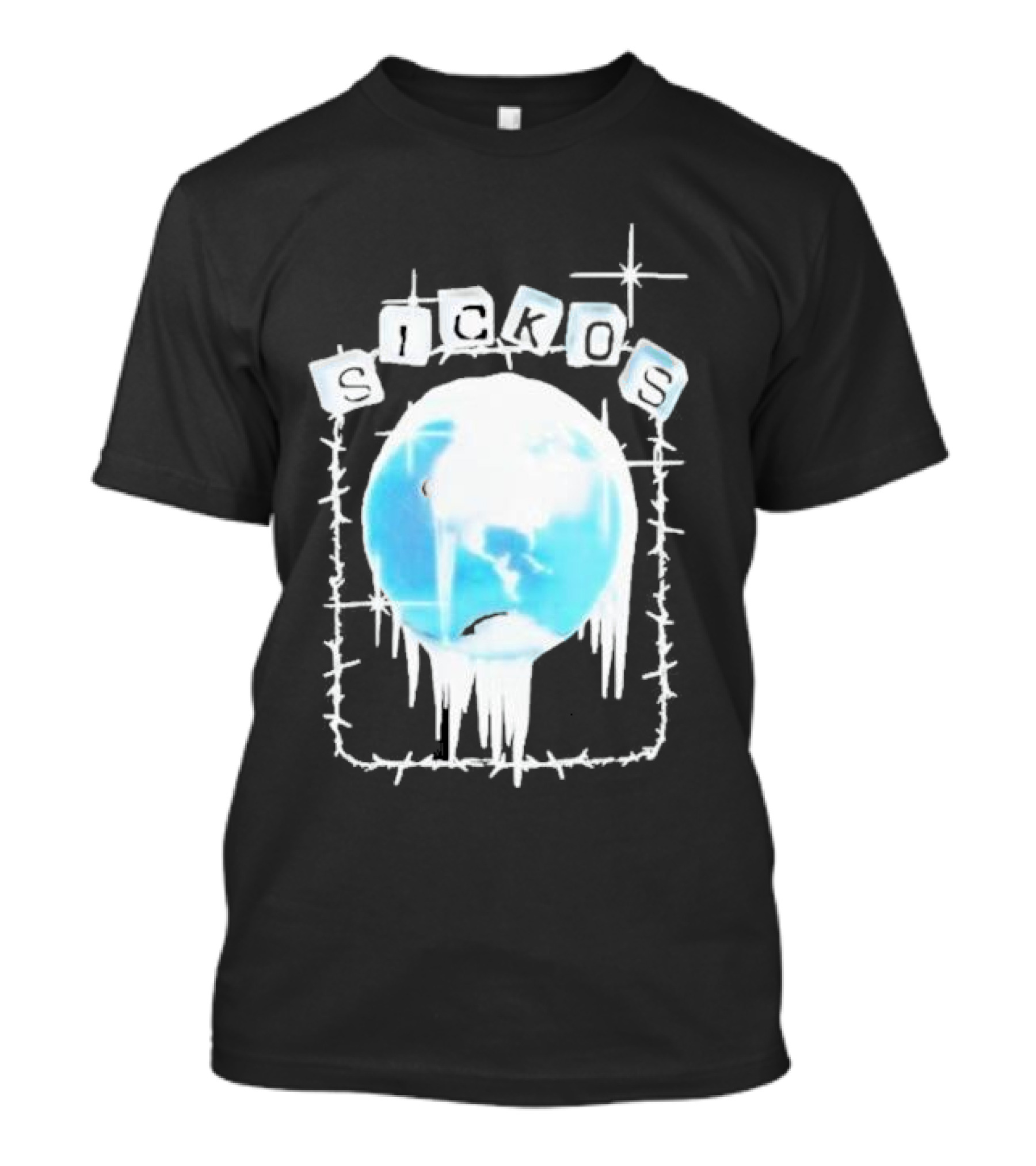 Sickos Ice World Frozen Barbed Wire T-Shirt