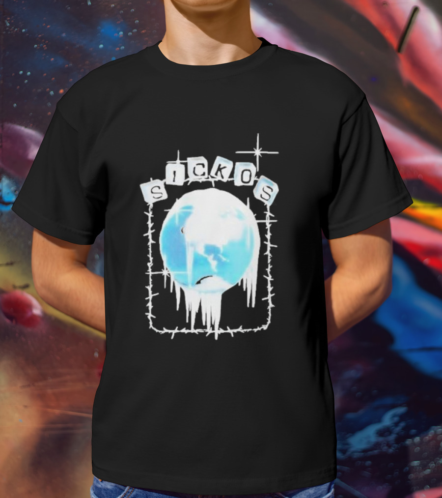 Sickos Ice World Frozen Barbed Wire T-Shirt