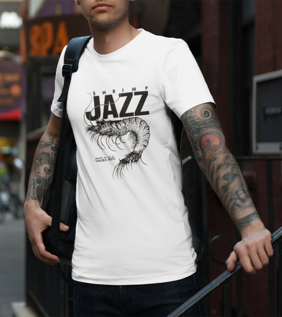 Shrimp Jazz Brought To You By Viagra Boys Vintage T-Shirt