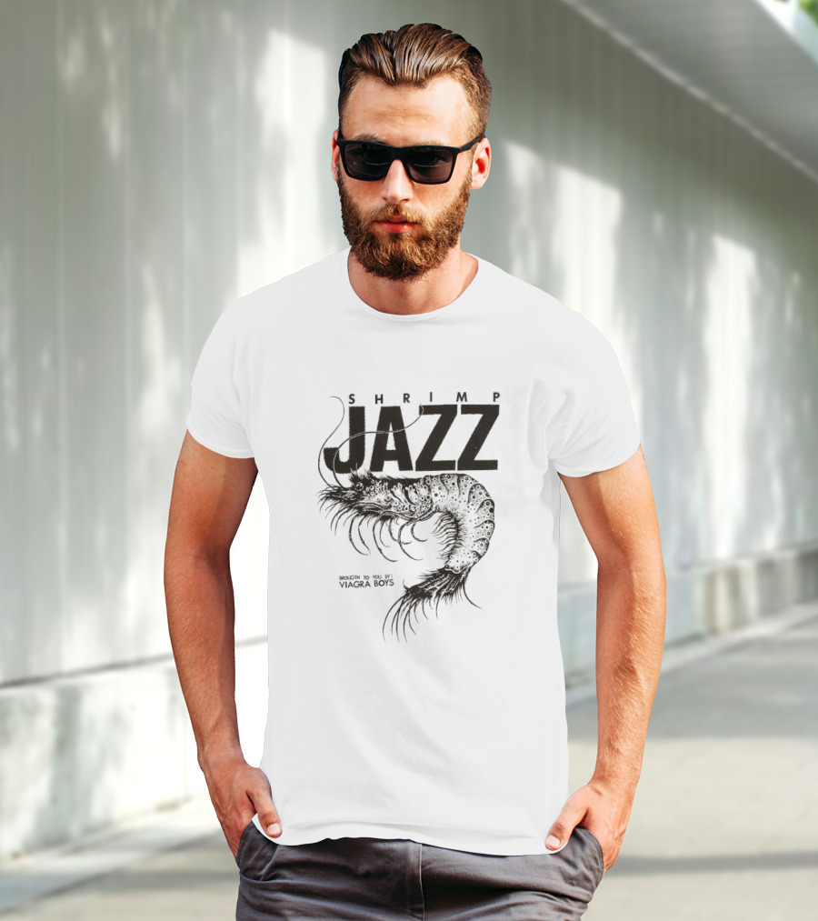 Shrimp Jazz Brought To You By Viagra Boys Vintage T-Shirt