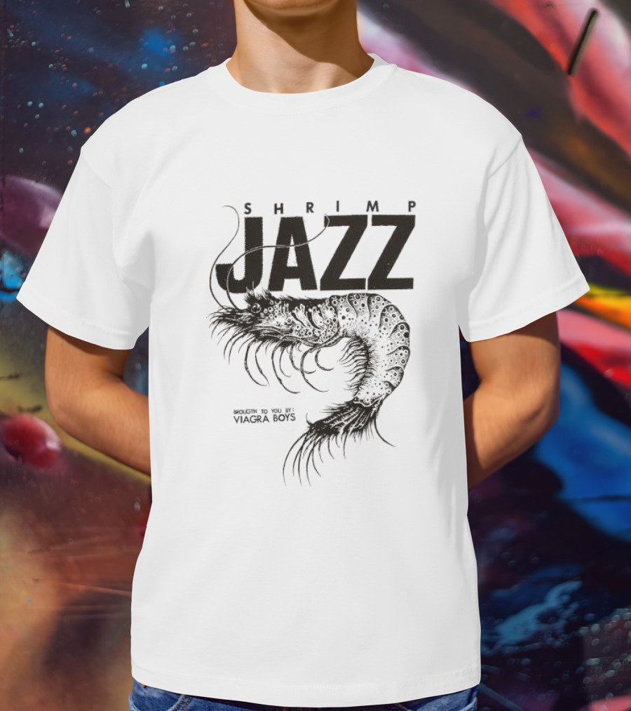 Shrimp Jazz Brought To You By Viagra Boys Vintage T-Shirt