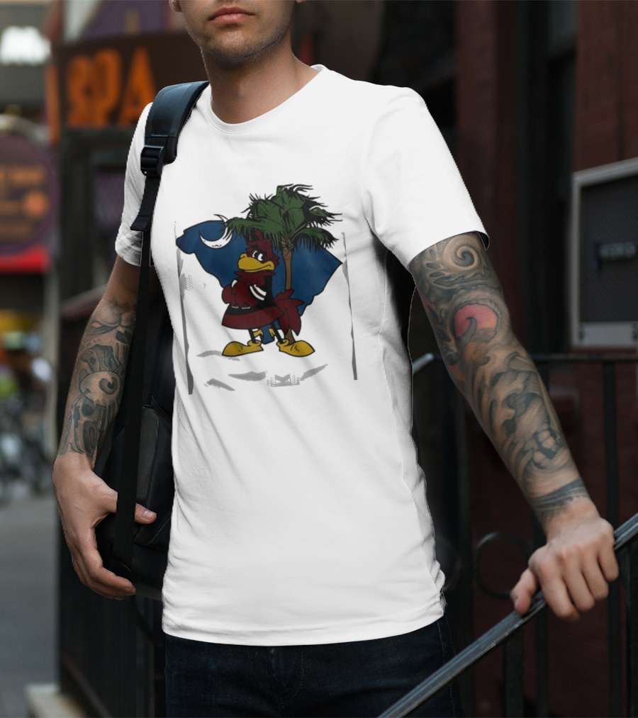 South Carolina Gamecocks Football Palmetto Moon Rooster T-Shirt