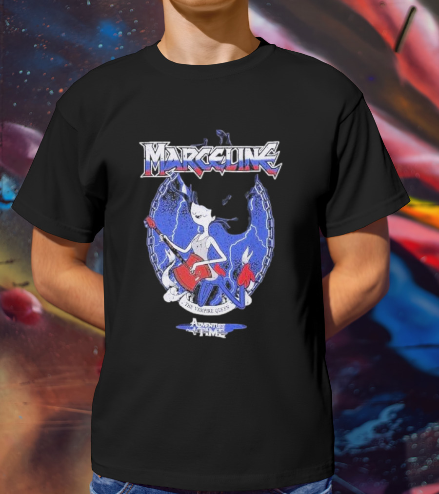 Marceline The Vampire Queen Adventure Time Metal Style Girls T-Shirt