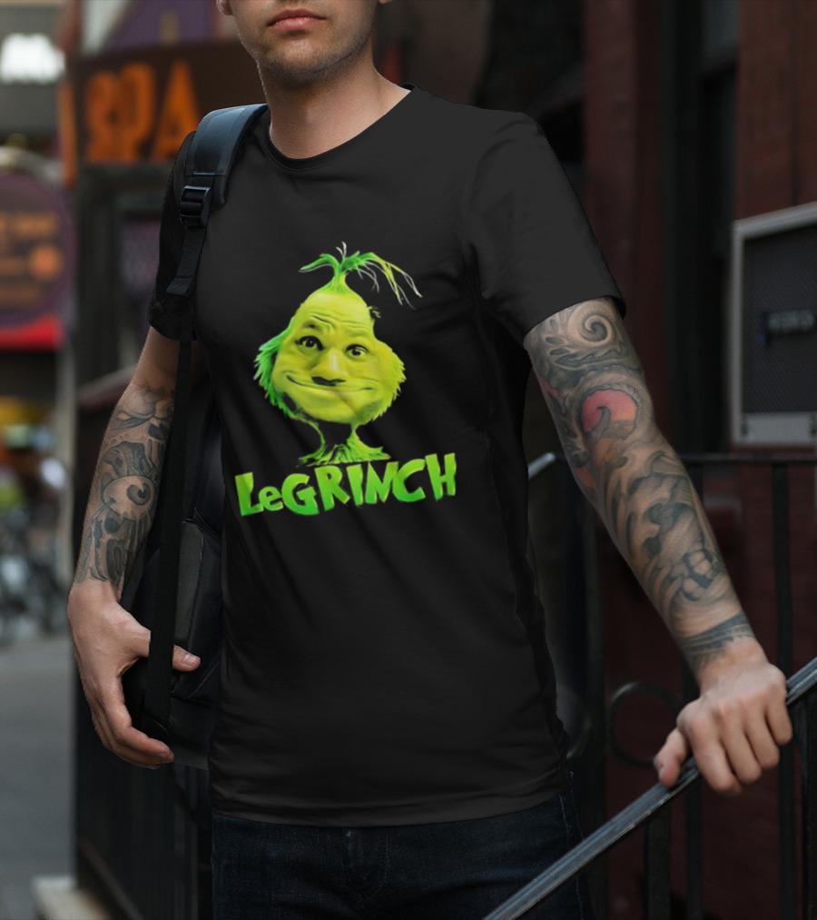 Le Grinch Green Character With Playful Expression T-Shirt