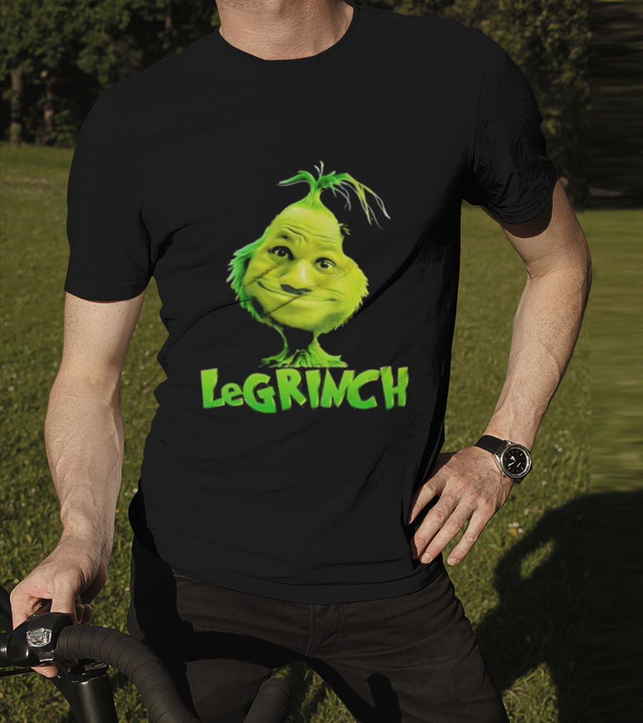 Le Grinch Green Character With Playful Expression T-Shirt