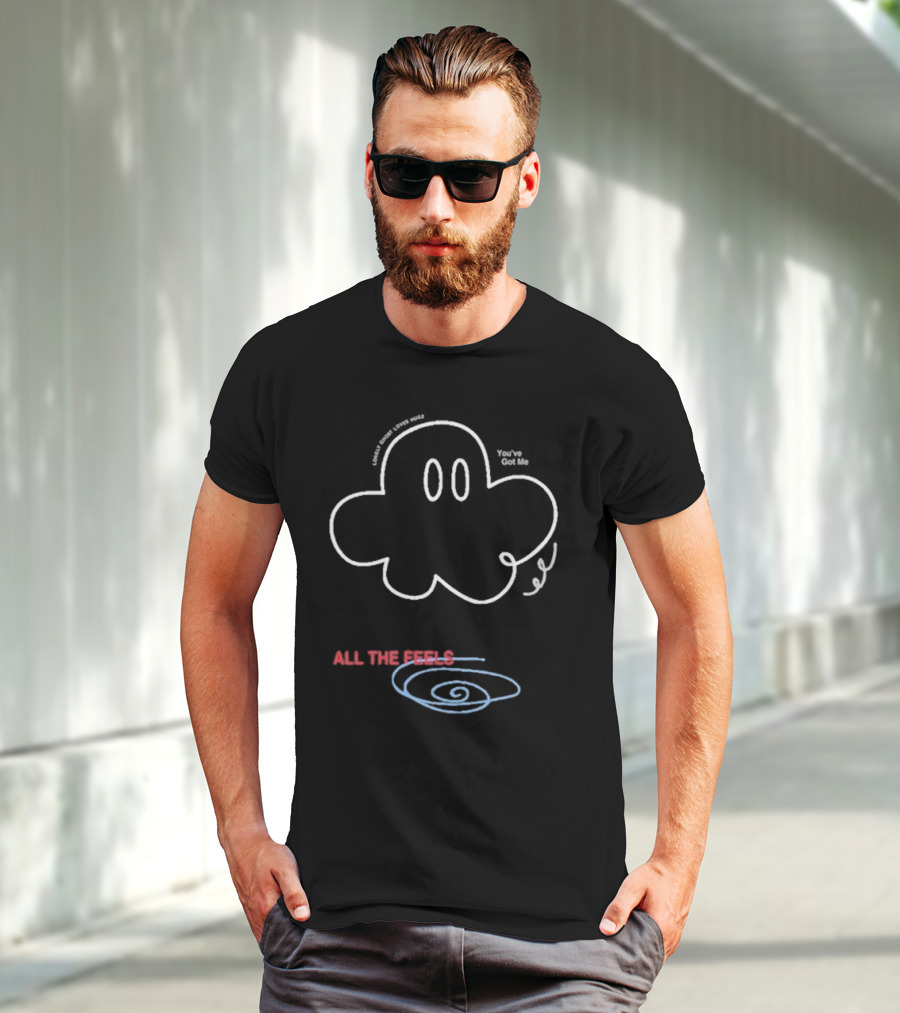 Lonely Ghost Loves Hugz You’ve Got Me All The Feels Cloud T-Shirt