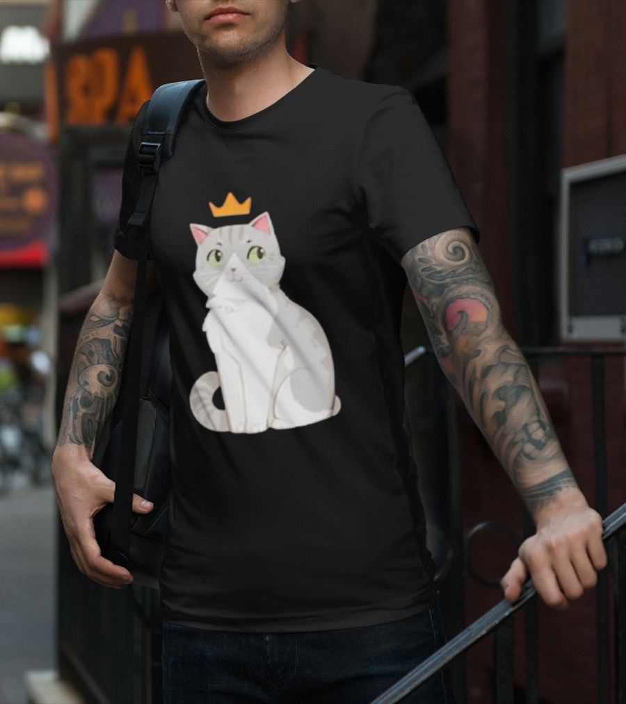 Goodtimeswithscar Jellie Cat With Crown T-Shirt