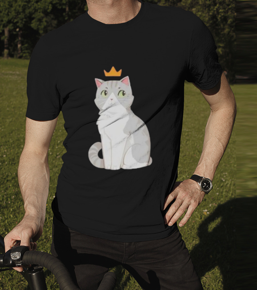 Goodtimeswithscar Jellie Cat With Crown T-Shirt