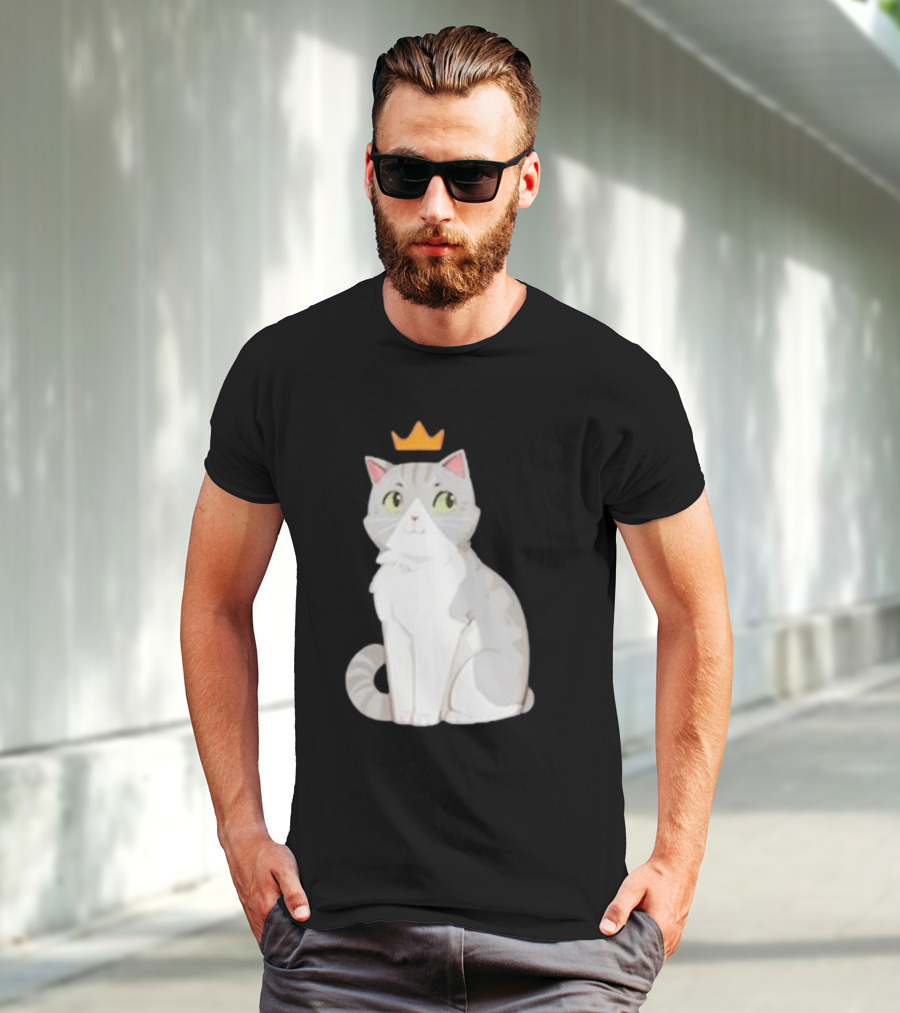 Goodtimeswithscar Jellie Cat With Crown T-Shirt