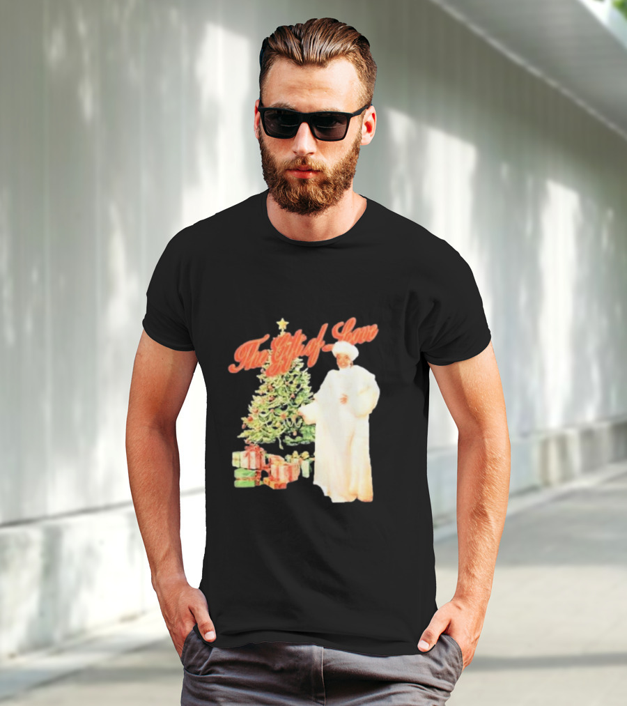 The Gift Of Love Christmas Tree Retro Style Jennifer Hudson T-Shirt