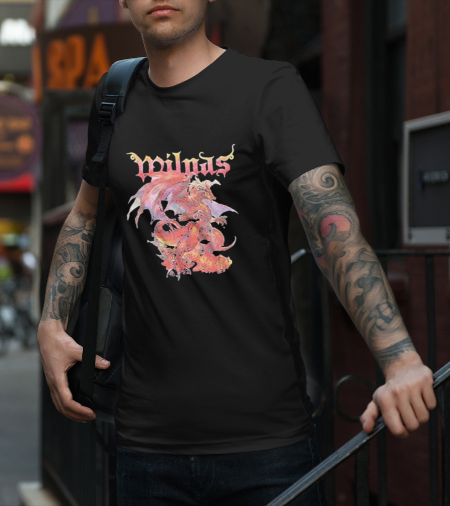 Wilnas Dragon Heavy Metal Fantasy T-Shirt