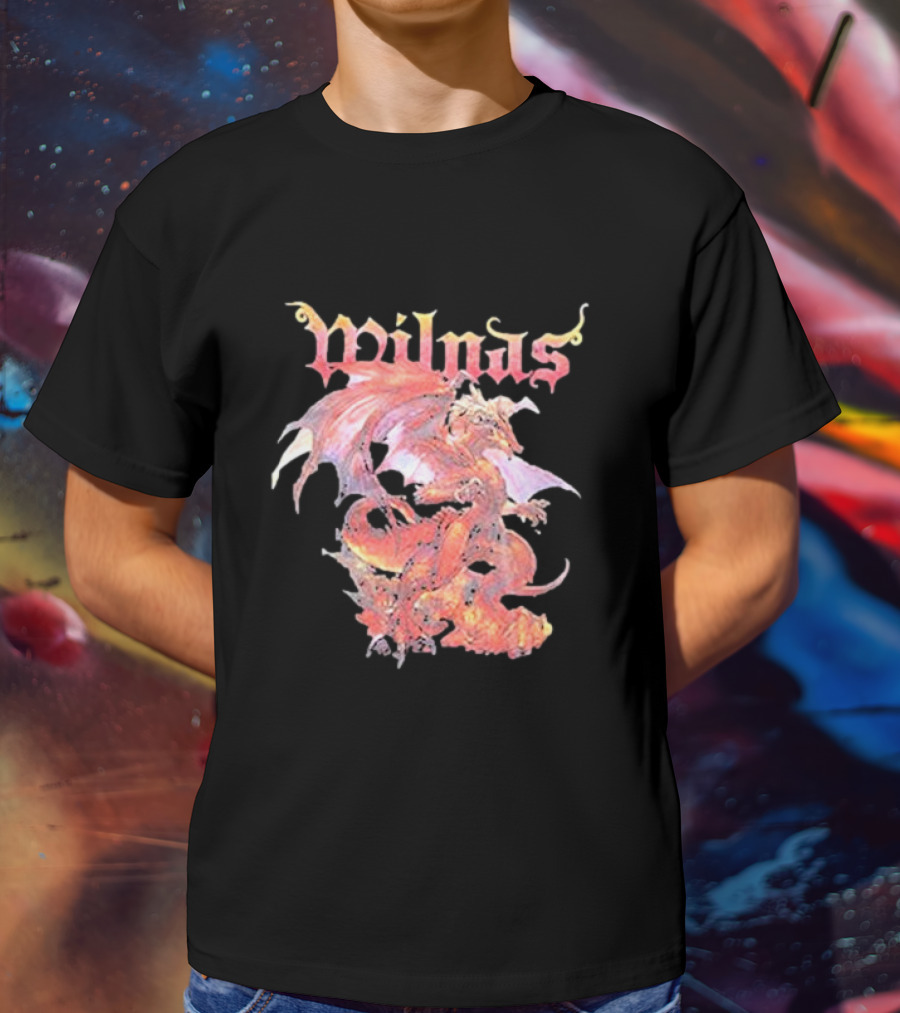 Wilnas Dragon Heavy Metal Fantasy T-Shirt