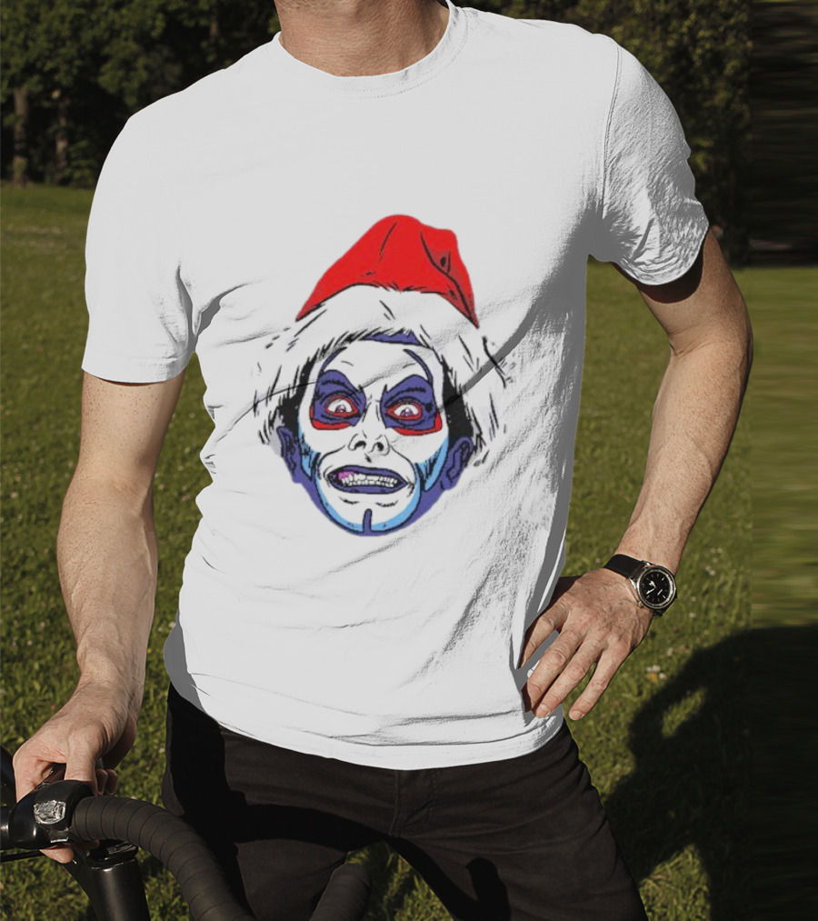 Danhausen Christmashausen Santa Face T-Shirt