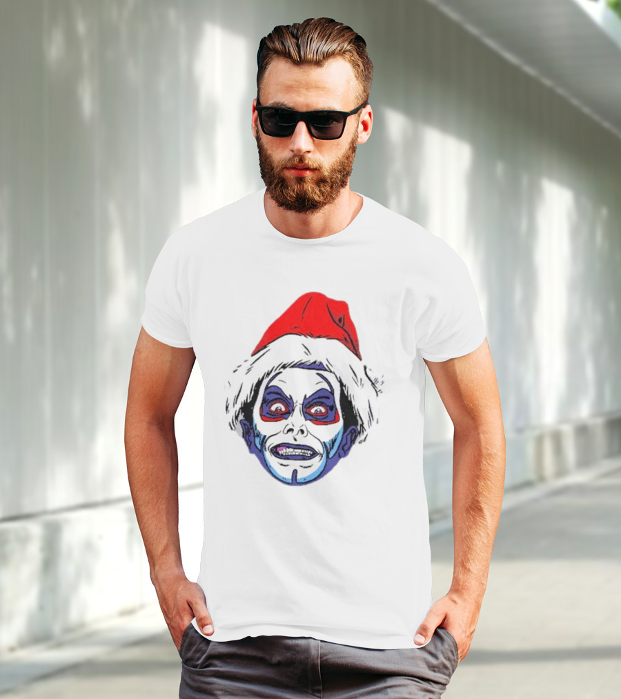 Danhausen Christmashausen Santa Face T-Shirt