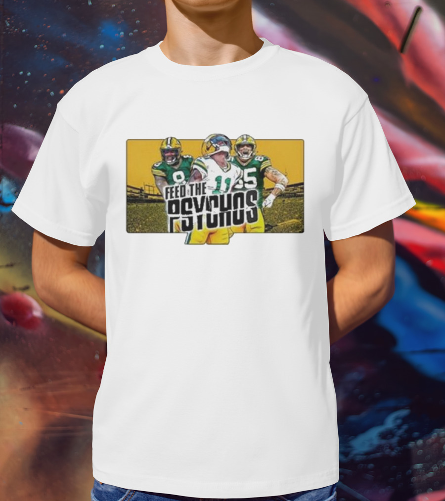 Feed The Psychos Packers Football Trio T-Shirt