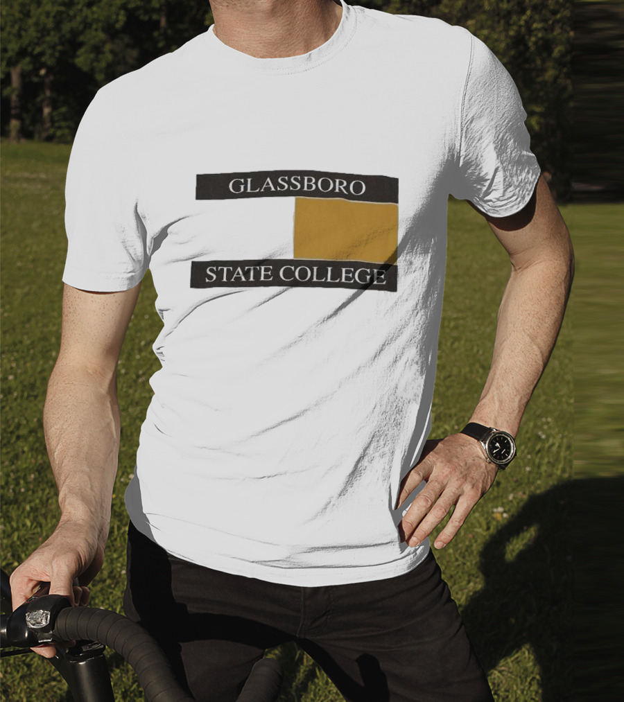 Glassboro State College Black And Gold Block T-Shirt