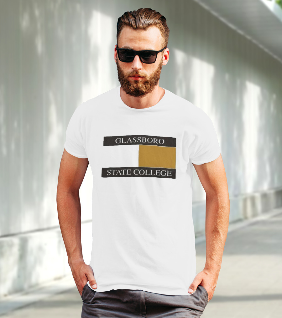 Glassboro State College Black And Gold Block T-Shirt