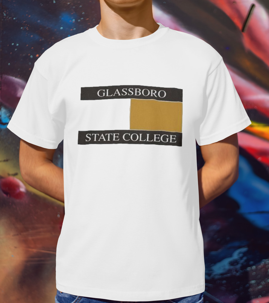 Glassboro State College Black And Gold Block T-Shirt