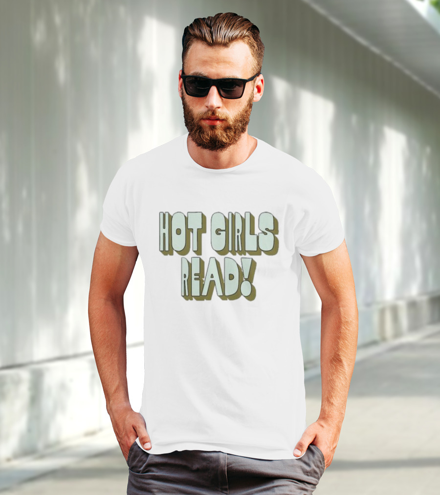 Hot Girls Read Ivory Allie Rose T-Shirt