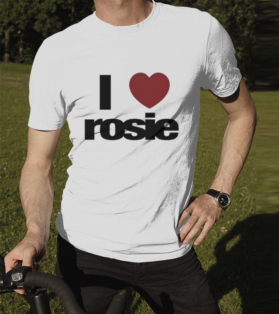 I Love Rosie Heart Text T-Shirt