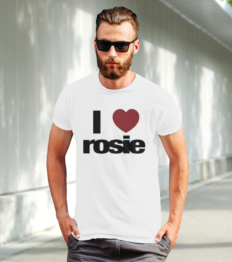I Love Rosie Heart Text T-Shirt