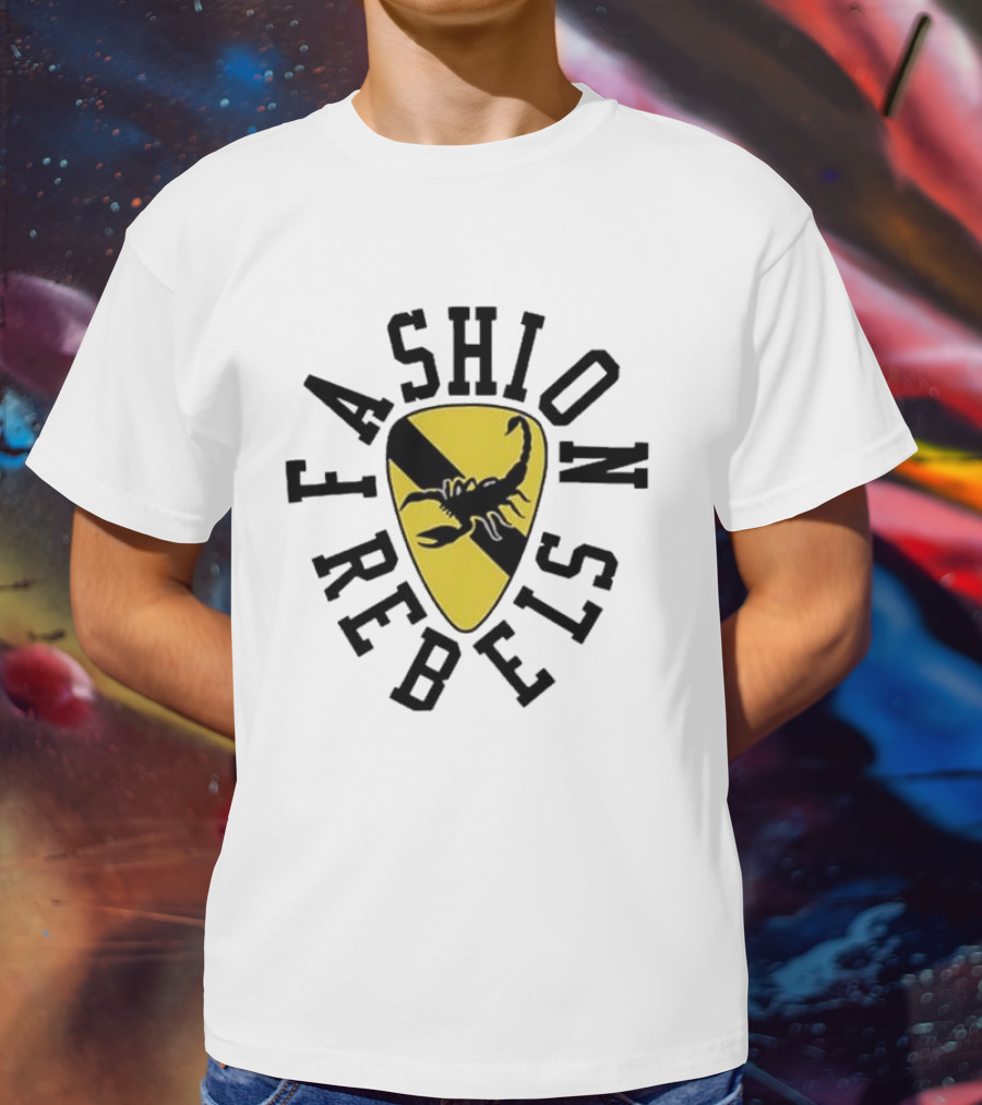 Fashion Rebels Mia Hall Loves The Kids Scorpion Shield T-Shirt