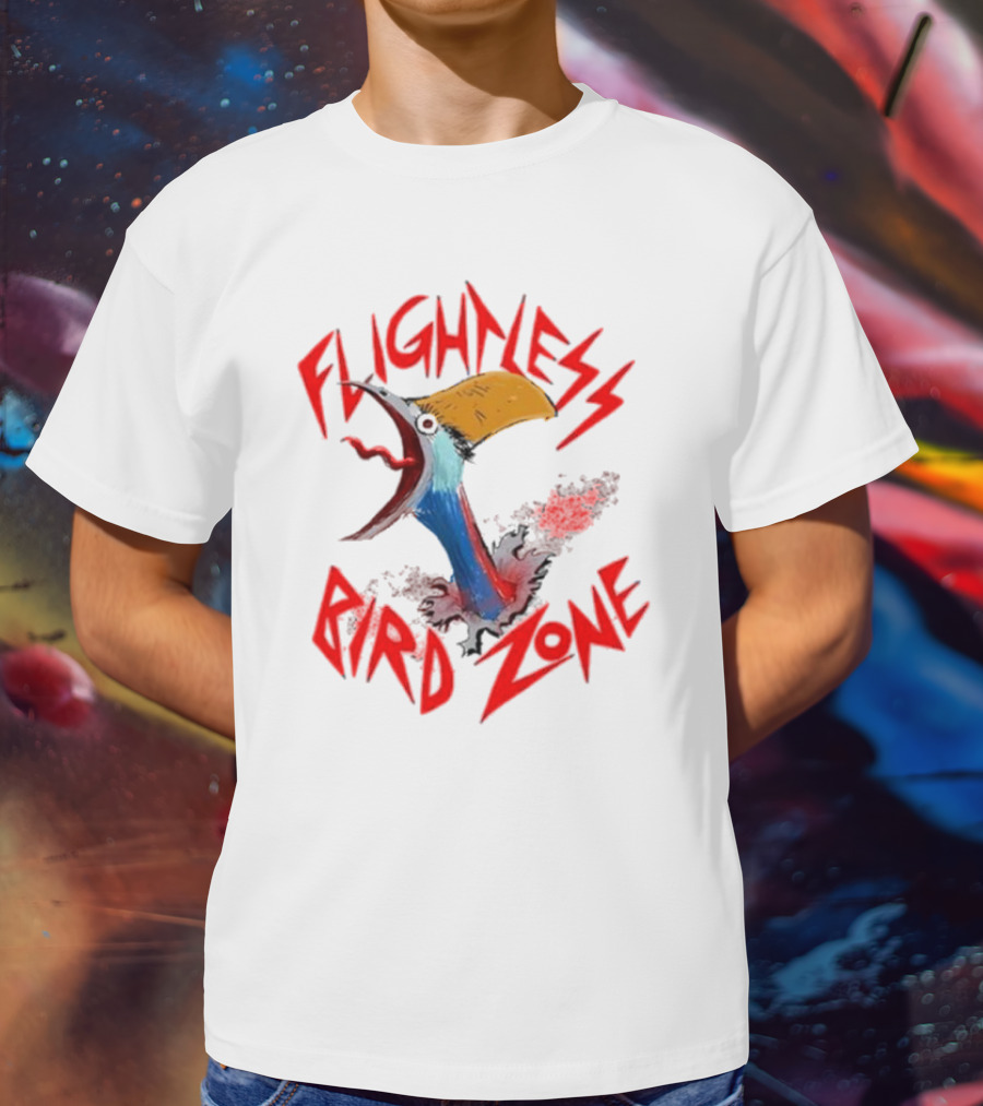Three Bean Salad Podcast Flightless Bird Zone Kookaburra T-Shirt