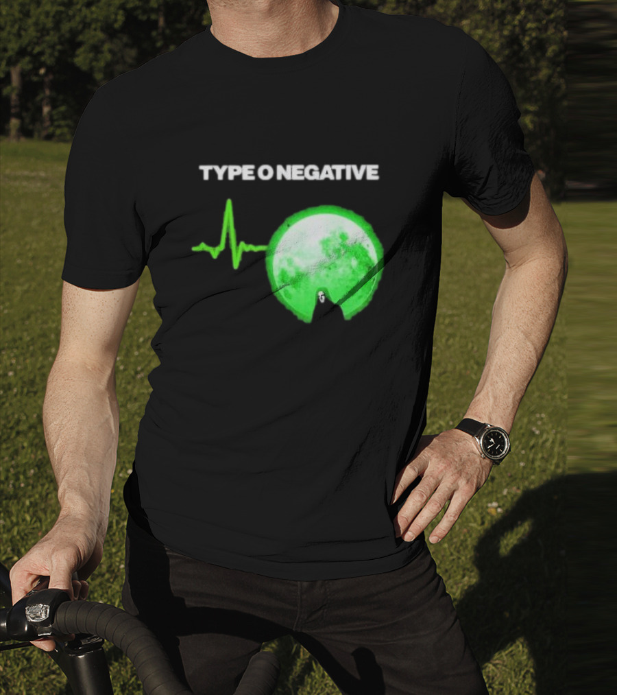 TYPE O NEGATIVE Green Moon Heartbeat T-Shirt