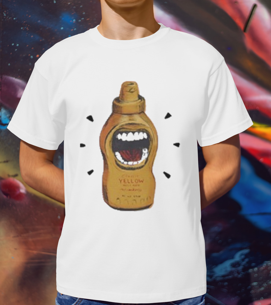 Mcfreakery Classic Yellow Mustard Bottle With Mouth T-Shirt