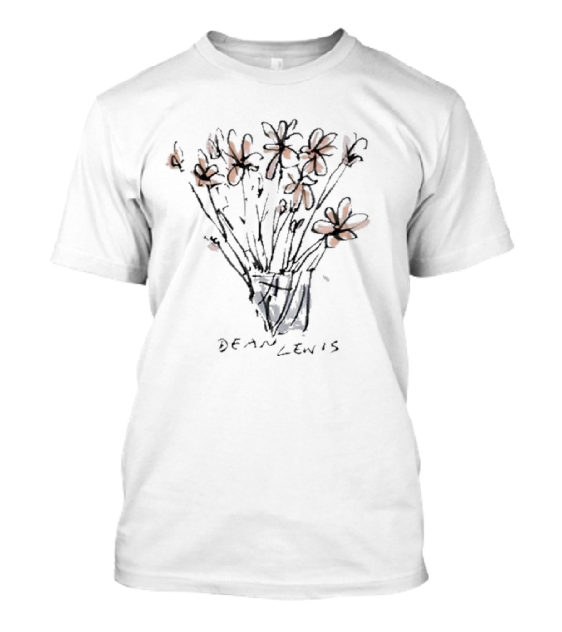 Dean Lewis Flower Sketch Bouquet Tour T-Shirt