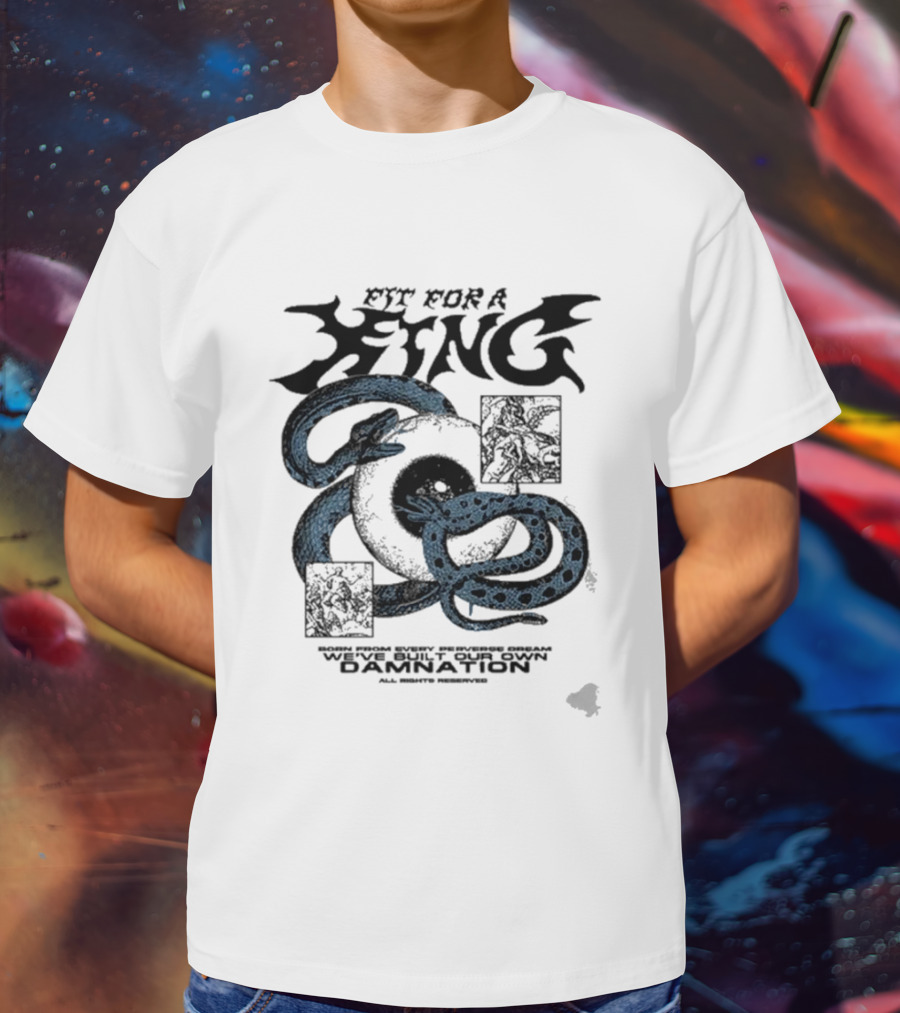 Fit For A King Snake Eyeball Born From Every Precious Dream Damnation T-Shirt