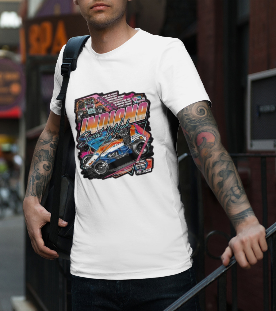 Indiana Sprint Week USAC Sprint Car Racing T-Shirt