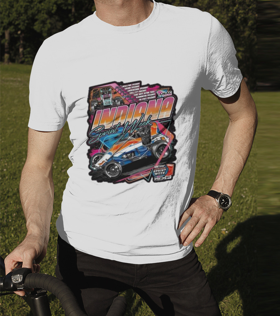 Indiana Sprint Week USAC Sprint Car Racing T-Shirt