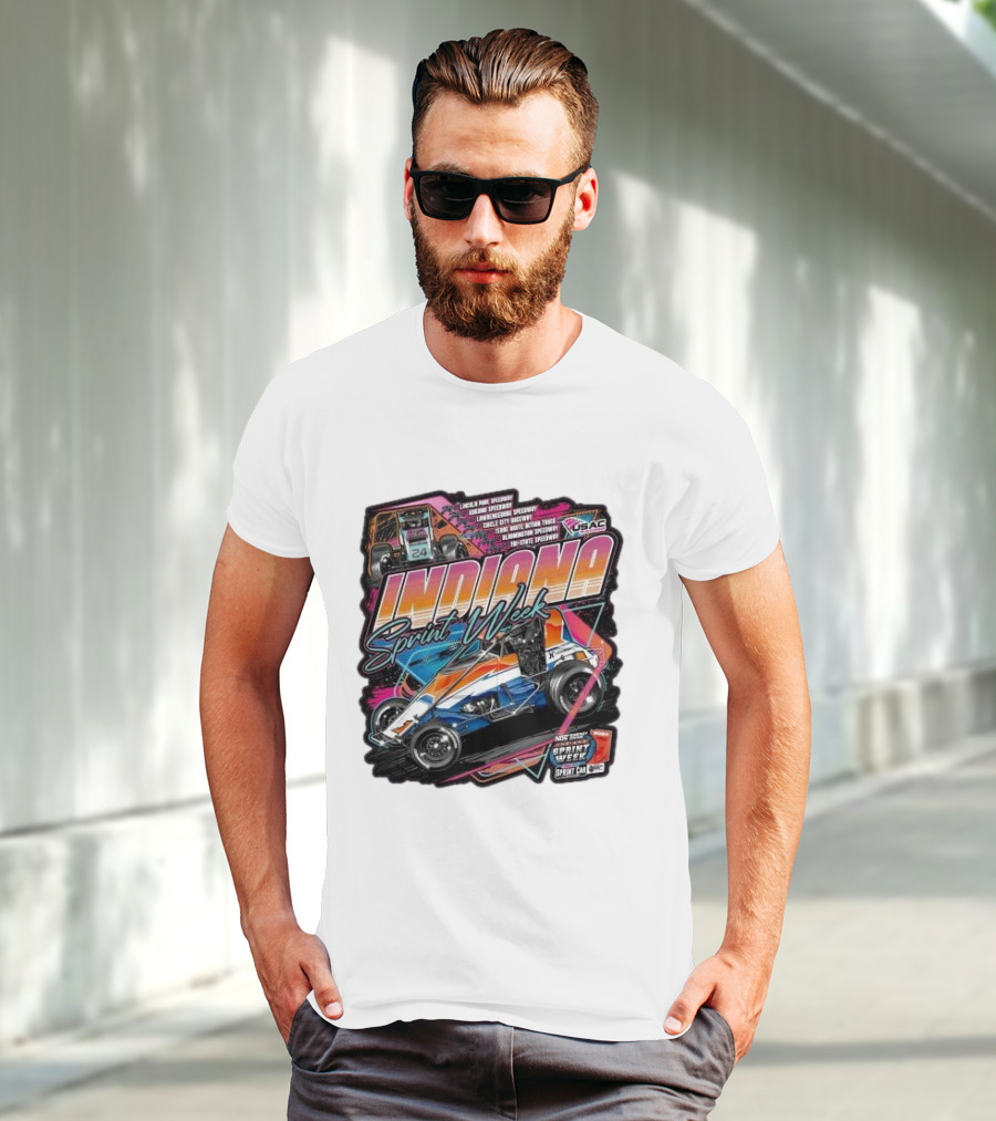 Indiana Sprint Week USAC Sprint Car Racing T-Shirt