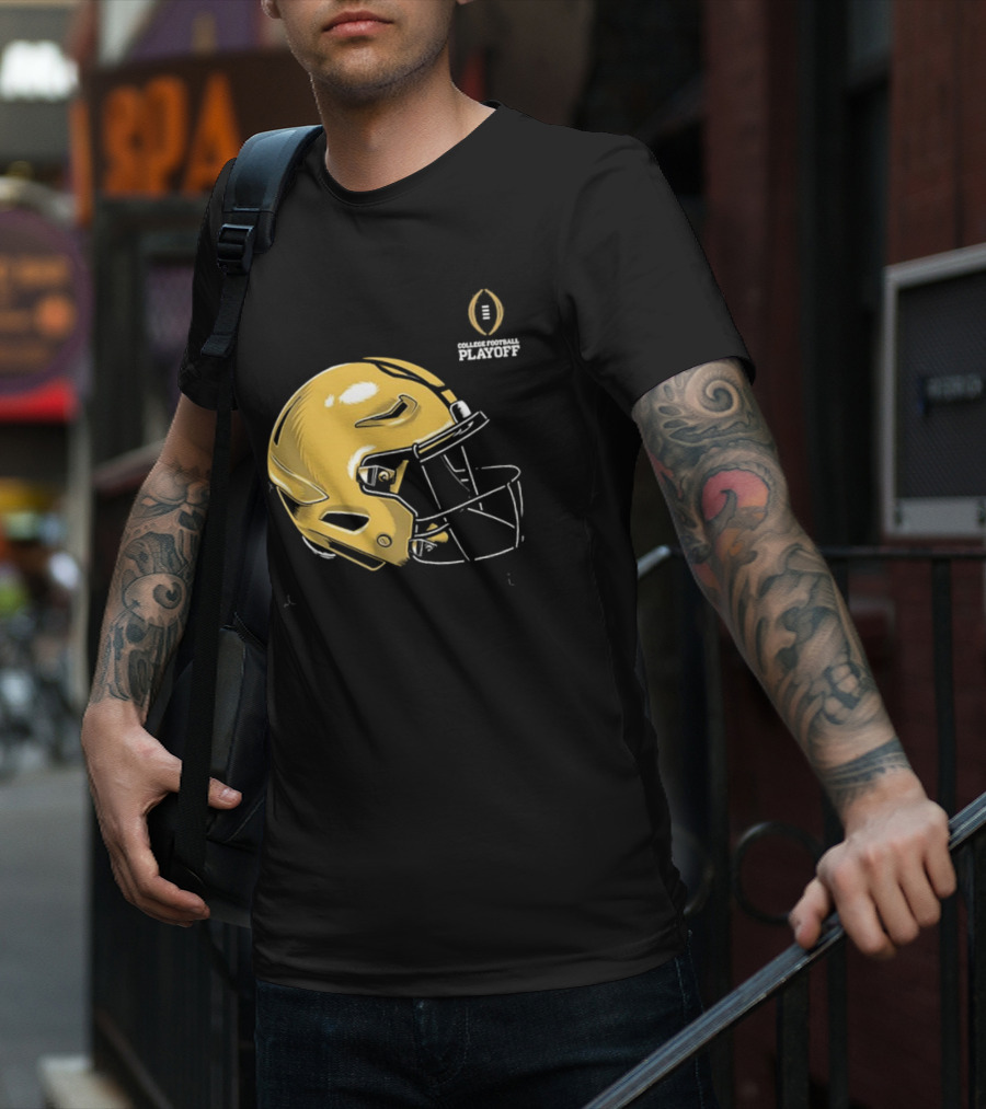 Notre Dame Fighting Irish College Football Playoff 2025 Helmet Iconic T-Shirt