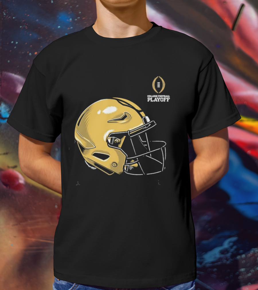 Notre Dame Fighting Irish College Football Playoff 2025 Helmet Iconic T-Shirt
