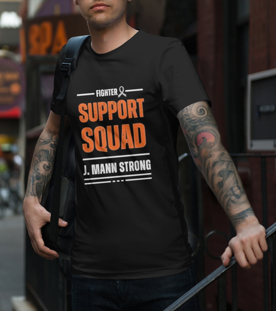 Fighter Support Squad J Mann Strong Awareness T-Shirt