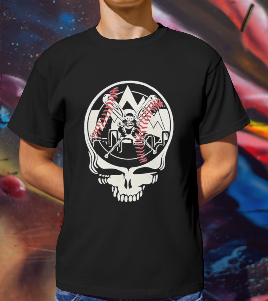 Grateful Dead Steal Your Face Colorado Rockies MLB Collaboration T-Shirt