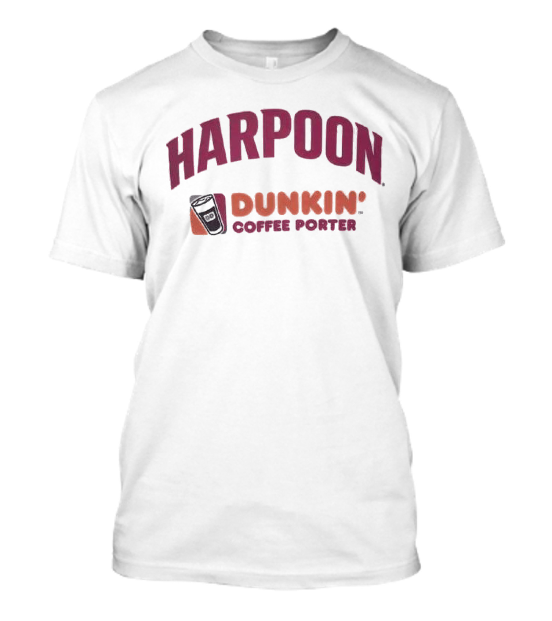 HARPOON Dunkin' Coffee Porter Collaboration T-Shirt