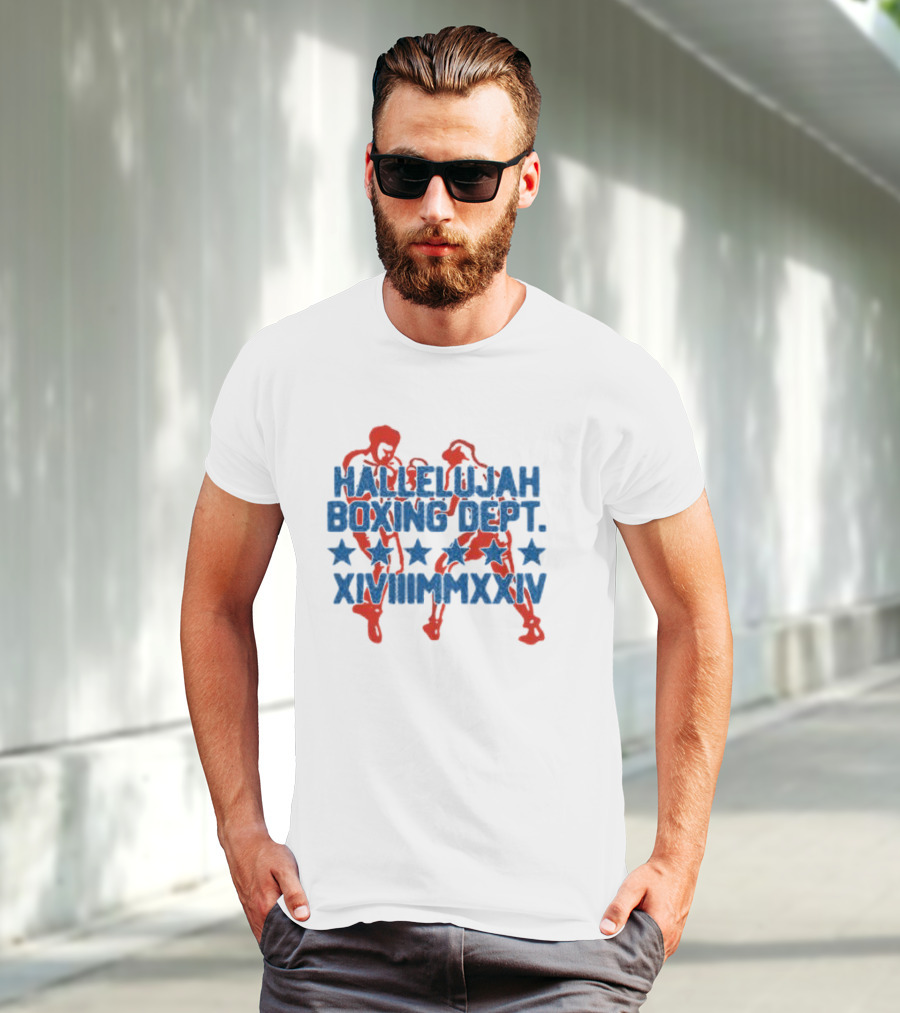 Hallelujah Boxing Dept XVIII MMXXIV T-Shirt