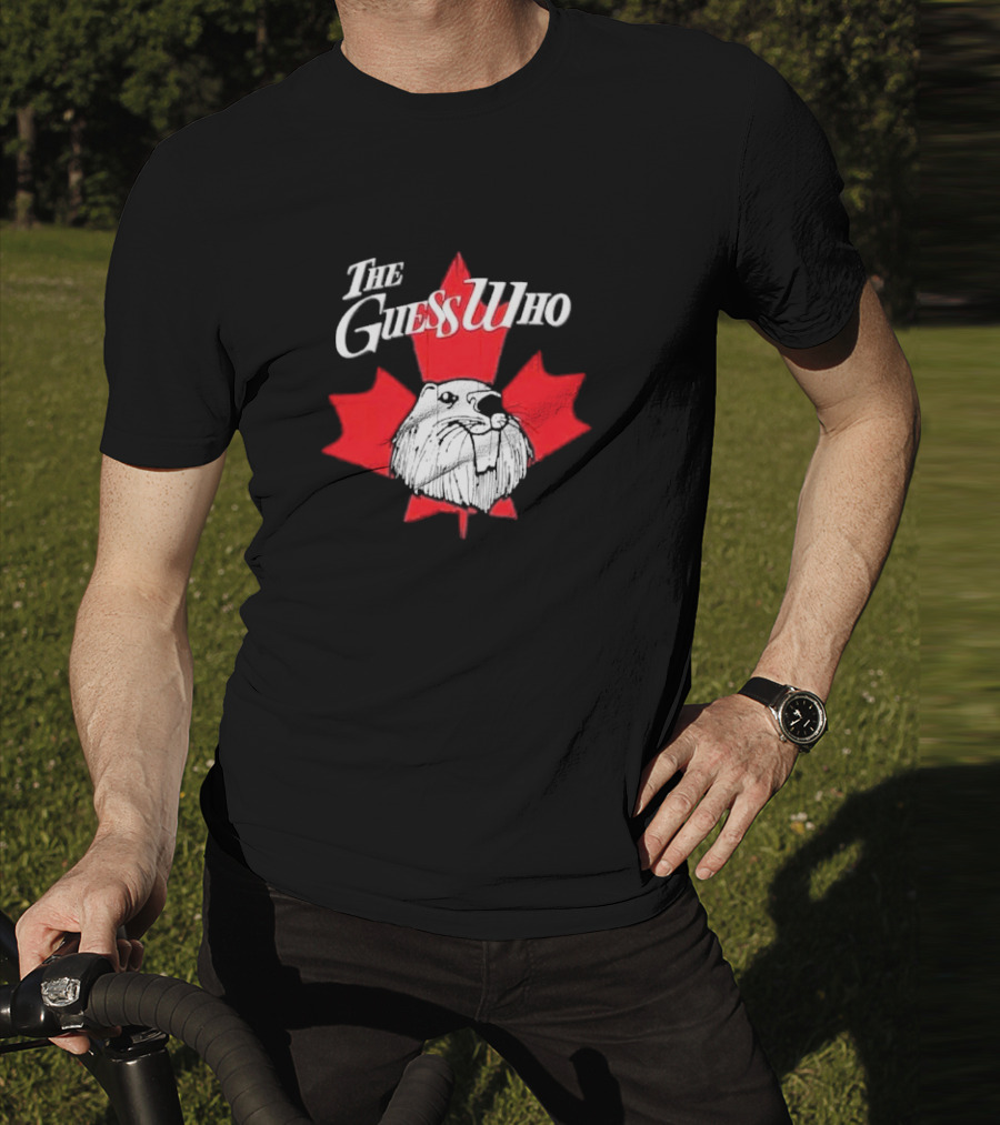 The Guess Who Merry Christmas Maple Leaf Otter T-Shirt