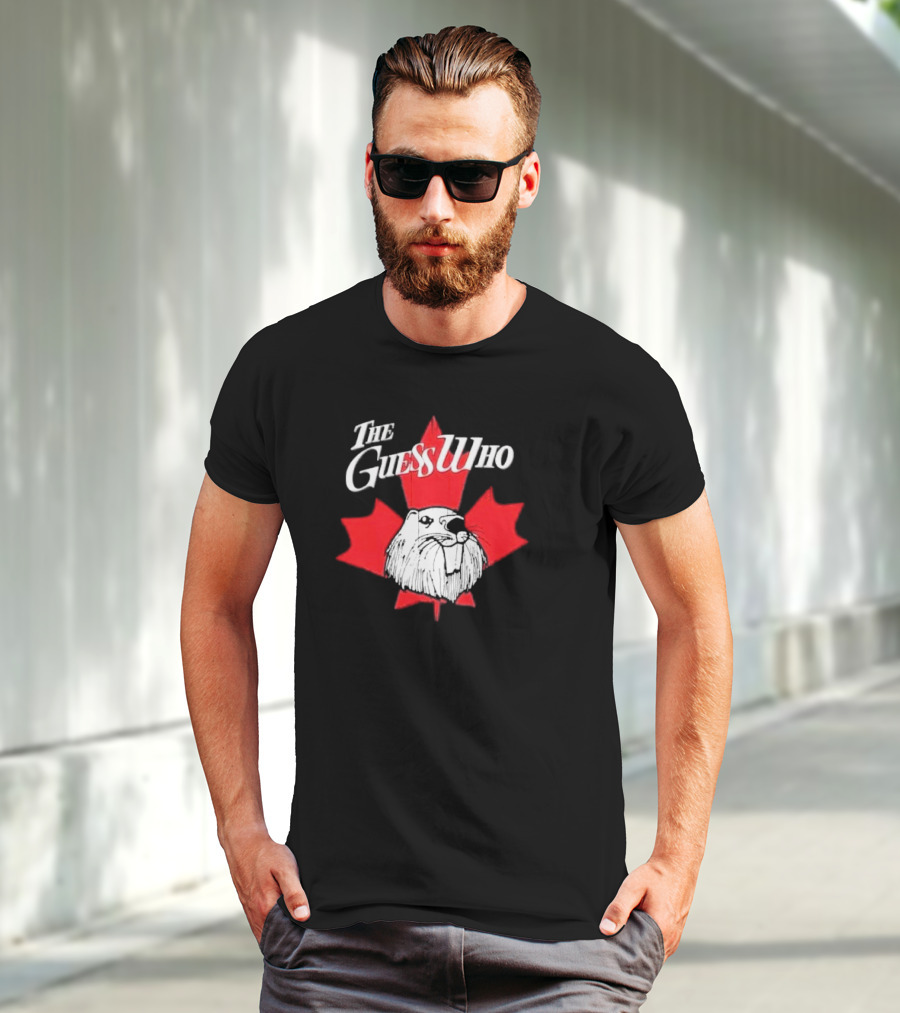 The Guess Who Merry Christmas Maple Leaf Otter T-Shirt