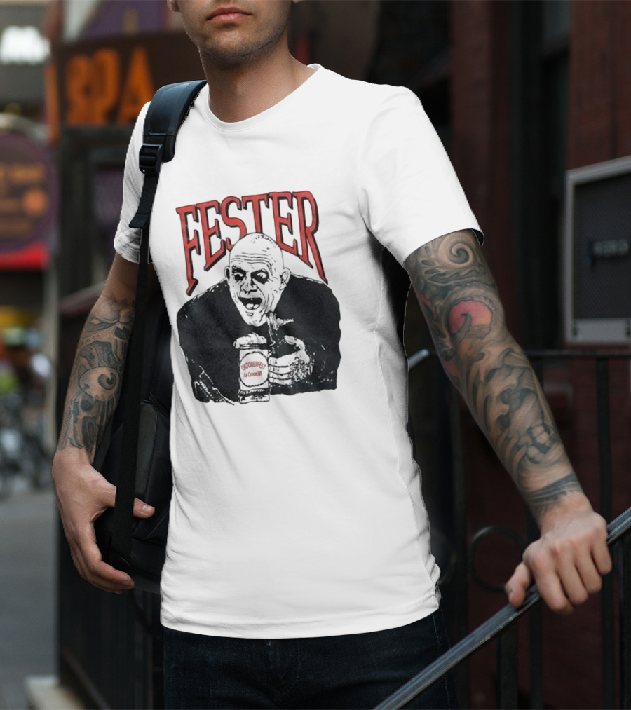 Fester Addams Oktoberfest La Cerveza T-Shirt