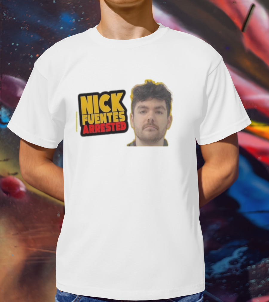 Nick Fuentes Arrested Mugshot T-Shirt