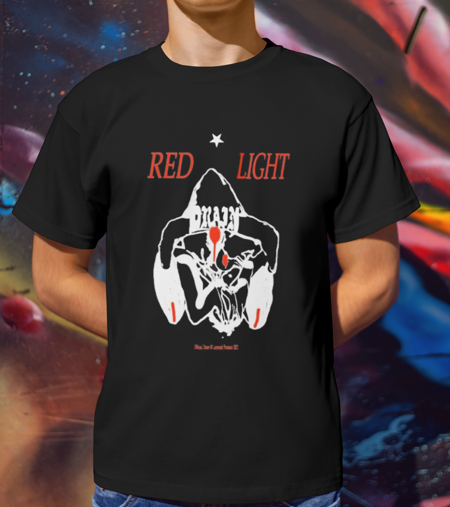 Bladee Drain Gang Red Light Miss Them Crowns Frieza 333 T-Shirt