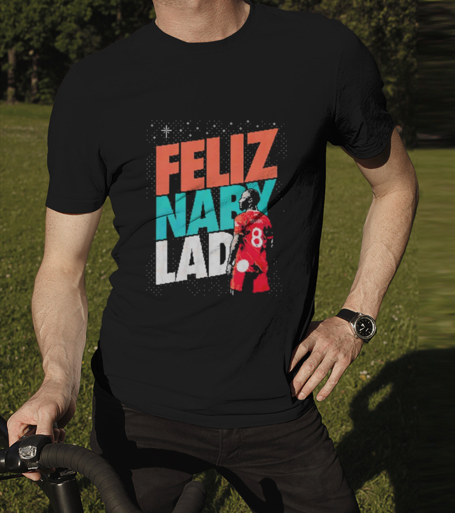 Feliz Naby Lad Liverpool FC Naby Keita Christmas Soccer T-Shirt