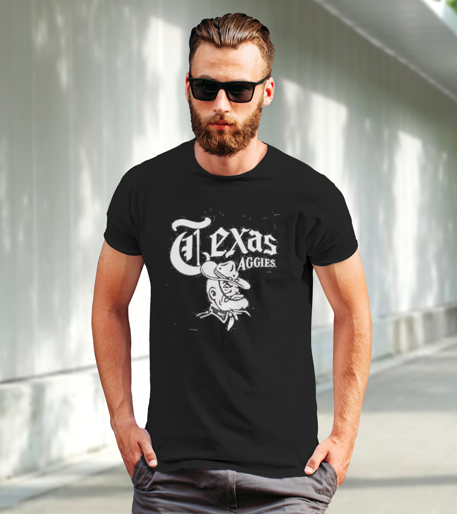 Texas Aggies Retro Cowboy Mascot T-Shirt