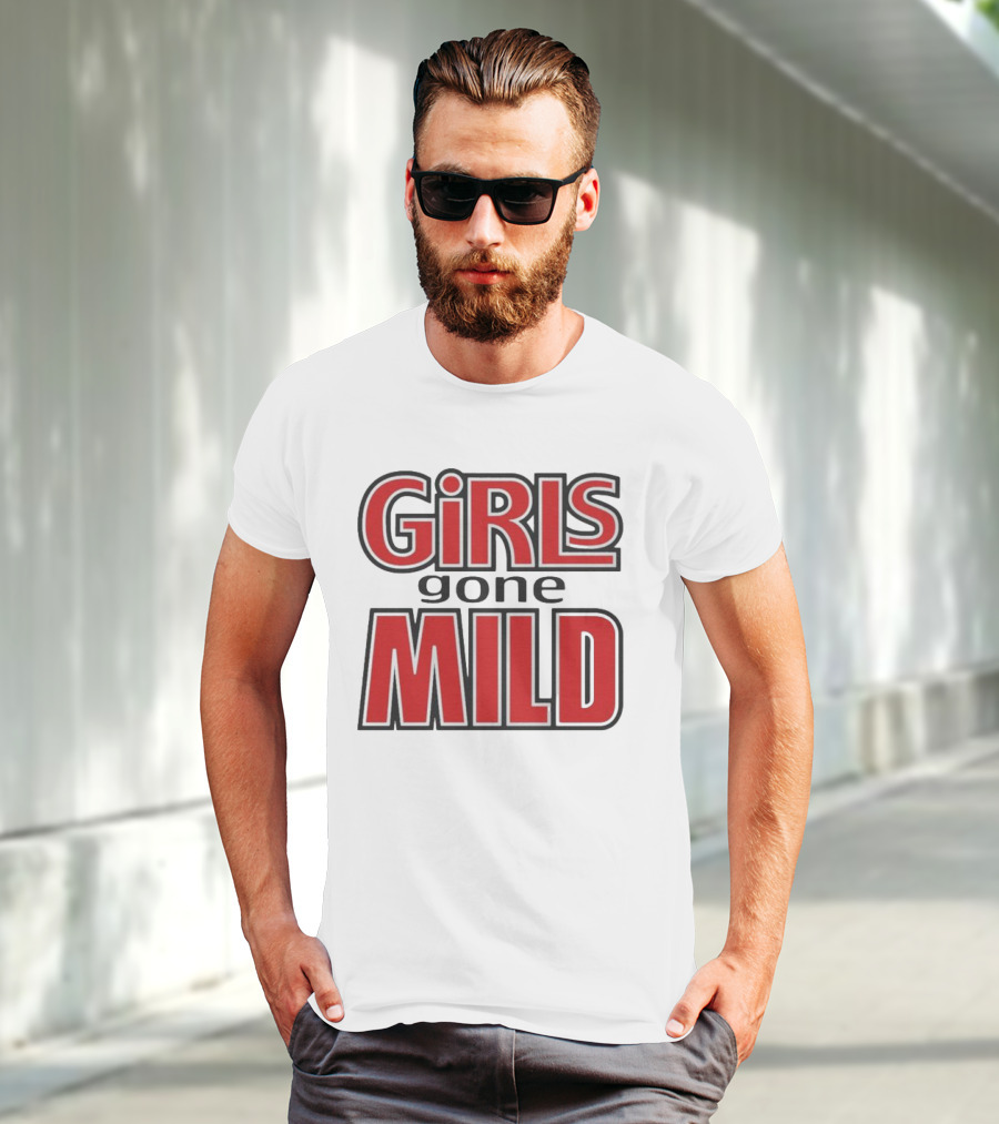 Girls Gone Mild Retro Typography T-Shirt